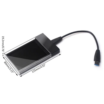  2,5-инчов USB 3.0 SSD Твърд Диск С Твърд Диск, Високоскоростен на Външния Корпус на твърдия диск, Корпус 203B
