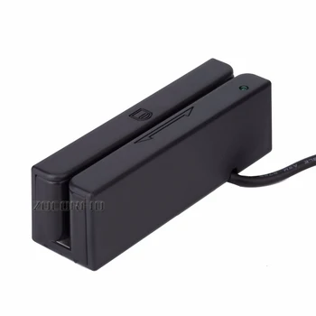  Универсален четец на магнитни карти MS90 USB интерфейс Шарени Двупосочни Vip-четец на карти за всички 3 писти